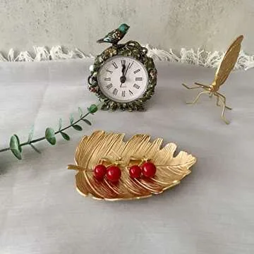 Elegant Metal Jewelry Dish for Jewelry Organization and Gifts