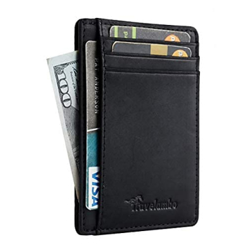 Travelambo Slim Wallet: Minimalist RFID Blocking Design