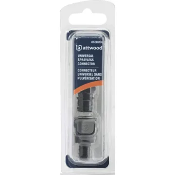 Attwood 8838US6 Sprayless Connector for Easy Fuel Transfers
