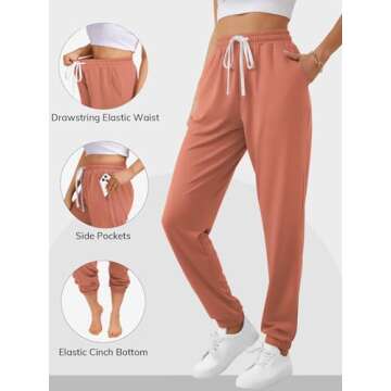 ATHMILE Halloween Baggy Sweatpants with Pockets for Women
