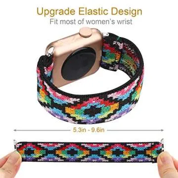 YOSWAN Stretchy Apple Watch Band for All Wrist Sizes