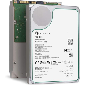 Seagate 12TB BarraCuda Pro HDD for PC Storage