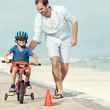 Alyoen Traffic Cones - Durable 9-Inch Training Cones for Events