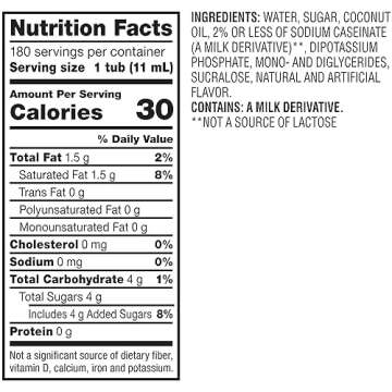 Nestle Coffee mate Coffee Creamer, Italian Sweet Creme, Liquid Creamer Singles, Non Dairy, No Refrigeration, 0.375 fl oz Tubs (Pack of 180)