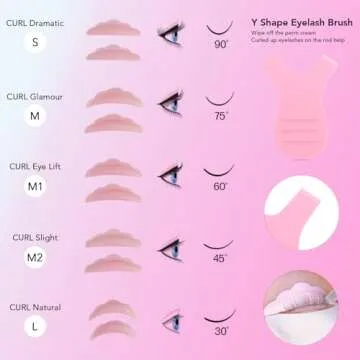 Libeauty Eyelash Lift and Color Kit Brow Lamination with Black Lash Perm Quick Lifting & Voluminous Coloring with Complete Tools DIY Use at Home & Salon Supplies