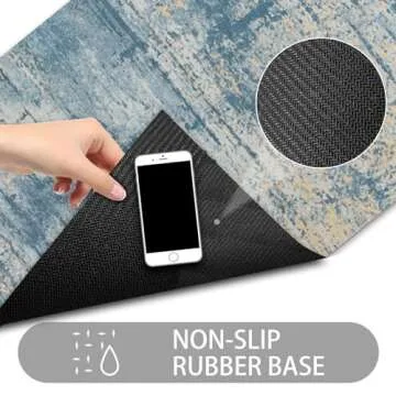 LYGLIGH Ultra Thin Door Mat - Non-Slip & Absorbent