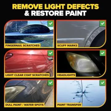 Carfidant Scratch and Swirl Remover - Car Scratch Remover for Paint Scratches - Rubbing Compound for Cars