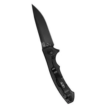 Zero Tolerance 0450CF Folding Knife, 3.25" DLC S35VN Blade, Carbon Fiber & Titanium Handle, KVT Ball-Bearing Opening, Frame Lock, 2.45oz