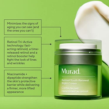 Murad Retinol Night Cream Anti-Aging Wrinkle Reduction