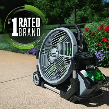 EGO Power+ Cordless Misting Fan for Summer Comfort