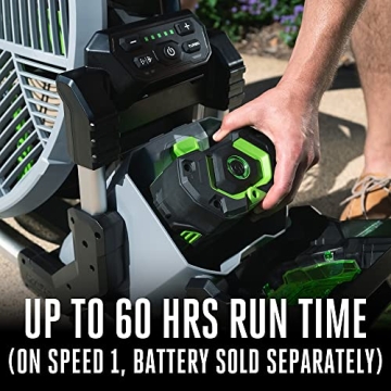 EGO Power+ Cordless Misting Fan for Summer Comfort