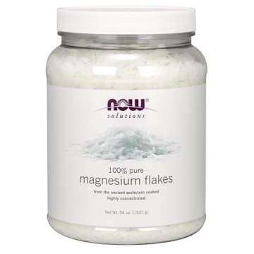 NOW Magnesium Flakes Pure Relaxation from Ancient Seabed