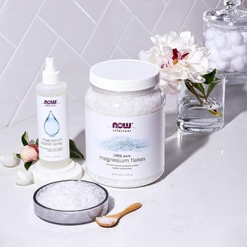 NOW Magnesium Flakes Pure Relaxation from Ancient Seabed