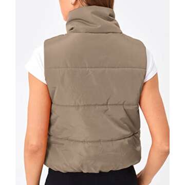 Trendy Queen Puffer Vest Women Winter Sleeveless Outerwear