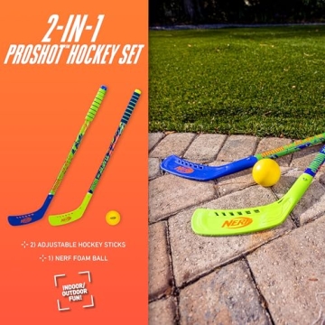 Franklin Sports NERF Proshot Kids Hockey Set for Ages 1-8