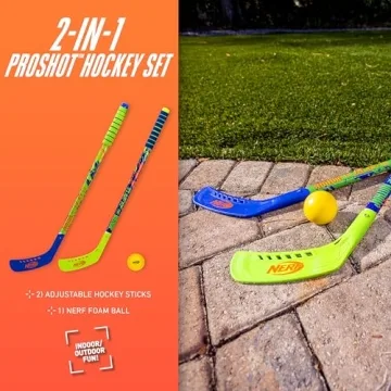 Franklin Sports NERF Proshot Kids Hockey Set for Ages 1-8