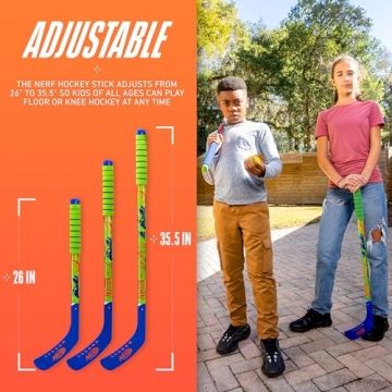 Franklin Sports NERF Proshot Kids Hockey Set for Ages 1-8