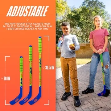 Franklin Sports NERF Proshot Kids Hockey Set for Ages 1-8