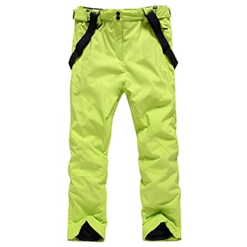 YEEFINE Men's Waterproof Snow Ski Pants - Insulated Warm Winter Bibs