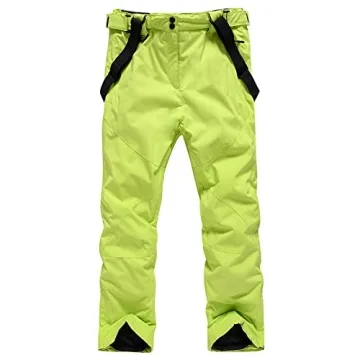 YEEFINE Men's Waterproof Snow Ski Pants - Insulated Warm Winter Bibs