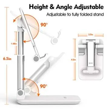 Licheers Adjustable Phone Stand for iPhone and Samsung