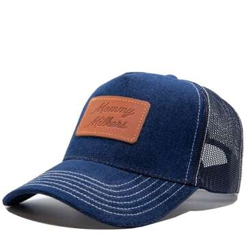 Visibly Toxic Mommy Milkers Denim Hat - Fun Mom Gift