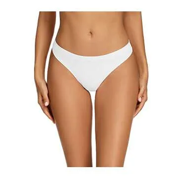 voenxe Seamless Thongs - No Show Breathable Comfort 5-Pack