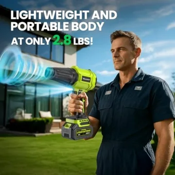 Essential YUQUESEN Handheld Leaf Blower for Yard Care