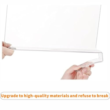 Clear Acrylic Shelf Dividers for Closets - Organizer for Wood Shelves, Clothing and Purses Separators,Perfect for Cabinets and Bedroom Organizer,Sweater and Jeans Shelf Organization,Clear Pack of 4