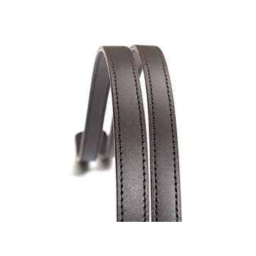 23.6" byhands Brown Genuine Leather Purse Handles & Bag Strap (22-6001)