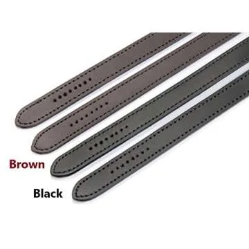 byhands Brown Leather Purse Handles - Versatile & Durable