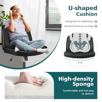 Comfortable OLIXIS Criss Cross Chair for Home Office