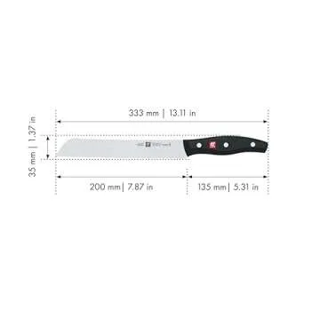 ZWILLING 8-inch Signature Bread Knife - Razor-Sharp, Durable
