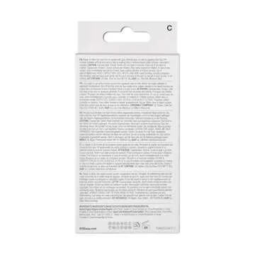 KISS Gel Fantasy Press-On Nails 'North Coast' in Light Silver