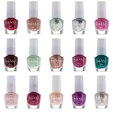 Nicole Miller Mini Nail Polish Set with Glossy Colors