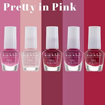 Nicole Miller Mini Nail Polish Set with Glossy Colors