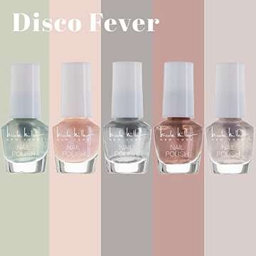 Nicole Miller Mini Nail Polish Set with Glossy Colors