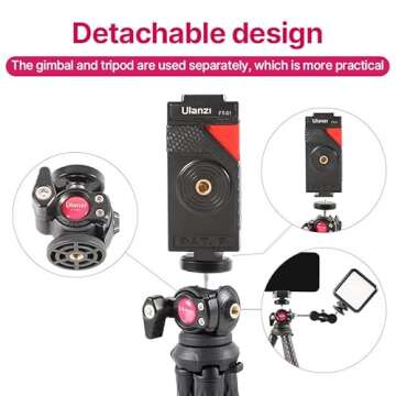 ULANZI FT-01 Flexible Tripod Stand - Durable Phone Holder