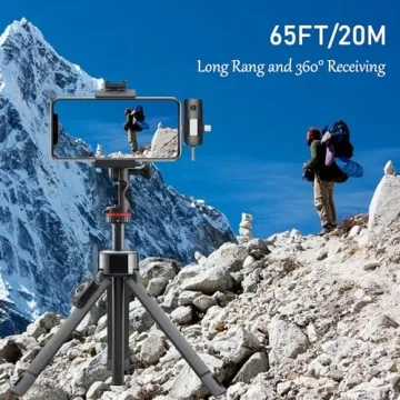 3-in-1 Lavalier Mic for iPhone, Camera, Android