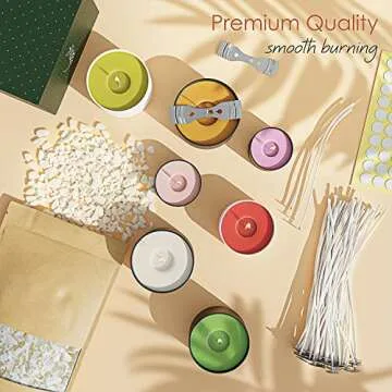 Hearth & Harbor Soy Candle Making Kit for DIY Candles