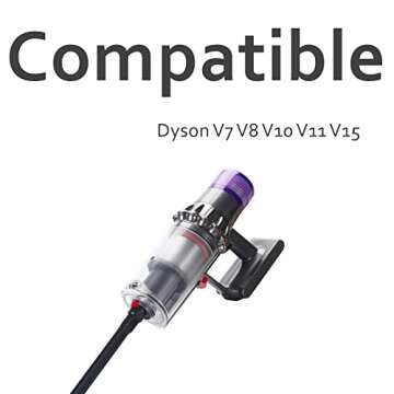 Flexible Crevice Tool for Dyson V7 V8 V10 V11 V15 Cordless Vacuum, Hose Attachment for Dryer Vent, Car Detailing, Corners and Gaps Cleaning - 17 Inches