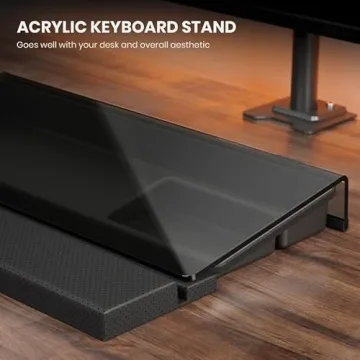 3 in 1 Adjustable Ergonomic Keyboard Stand with Storage