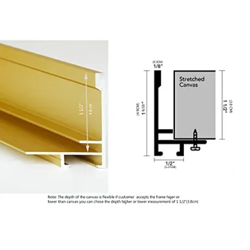 DIY Metal Floating Frame for 24X36 Canvas Art