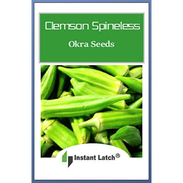 100 Clemson Spineless Okra Seeds Non-GMO Garden Seeds