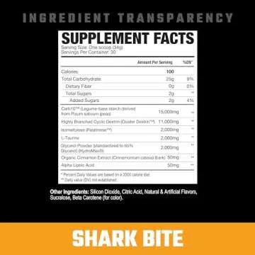 Axe & Sledge Supplements Demo Day Intra-Workout Carbohydrate Powder with Cluster Dextrin, Carb10, Hy...