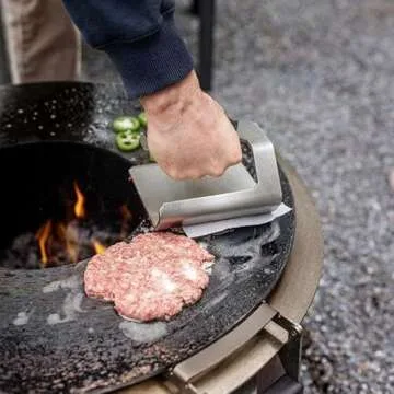 Breeo Griddle Press - Heavy-Duty Stainless Steel Cooking Tool