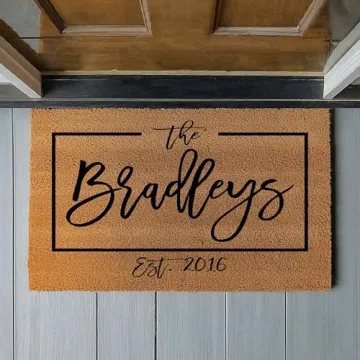 Customizable Eco-Friendly Doormat for Any Occasion