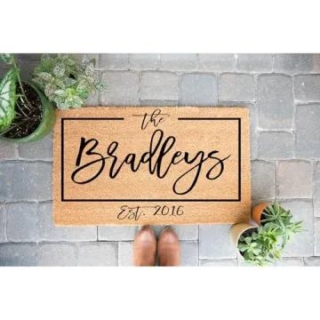 Customizable Eco-Friendly Doormat for Any Occasion