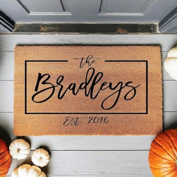 Customizable Eco-Friendly Doormat for Any Occasion