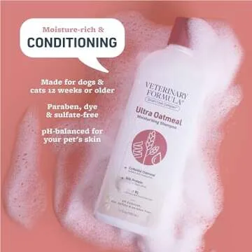 Veterinary Formula Oatmeal Shampoo for Dogs - 17 Fl oz